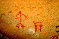 Petroglyphs ลอ Manos